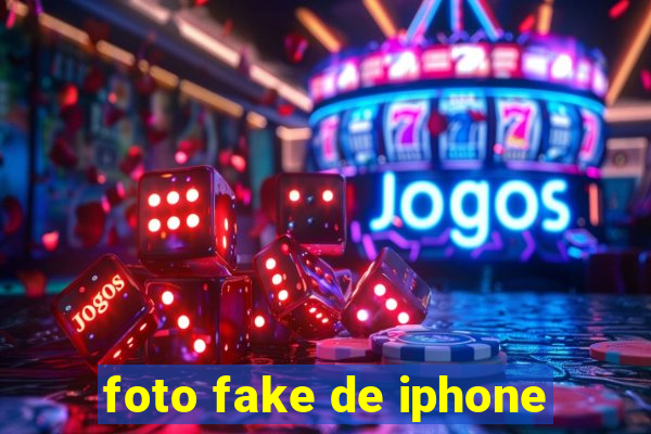 foto fake de iphone